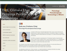 Tablet Screenshot of cristianachiej.com